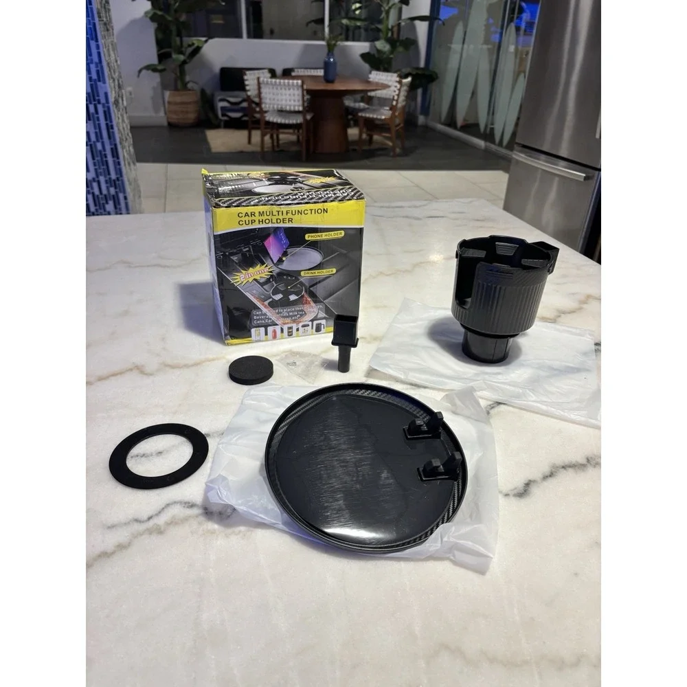 Brand new Multifunctional car cup holder expander with an integrated table tray